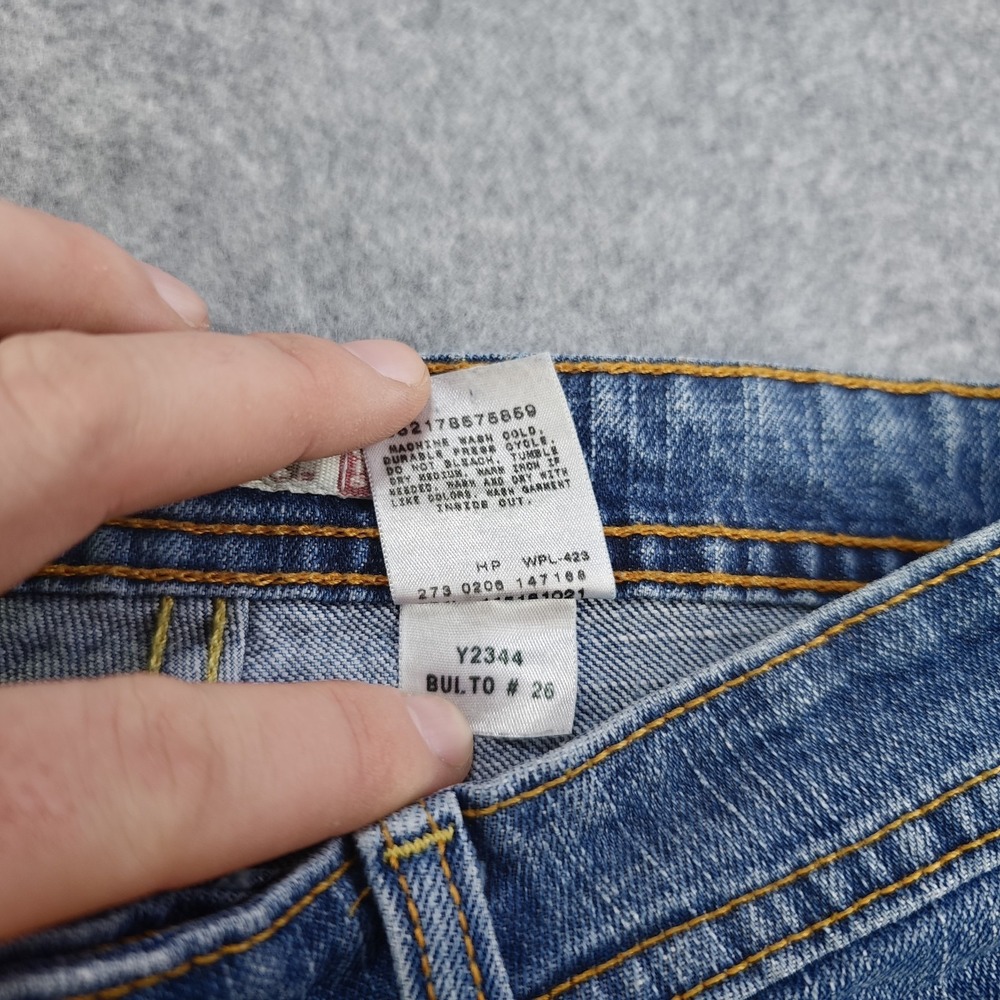 Levis 518 Superlow Bootcut Jeans Women's 7L 31x32 Mid Rise Vintage Y2k Medium - Picture 8 of 15